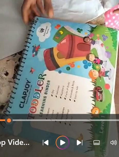 Toddler Learning Binder